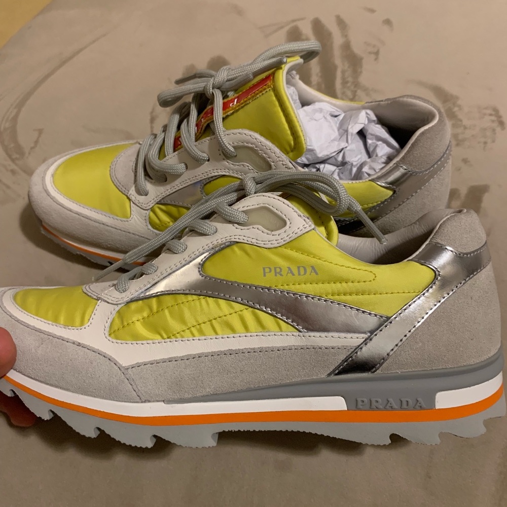 Prada women’s sneakers, size 37 1/2 - Picture 1 of 3